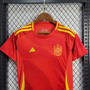 2024 Kids Size Spain Home Football Shirt 1:1 Thai Quality