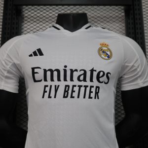 2024/2025 Player Version Real Madrid Home Soccer Jersey