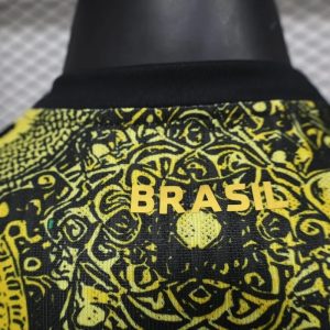 2024 Player Version Brazil Special Edition Yellow Goddess Soccer Jersey