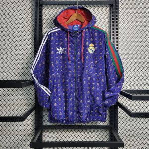 2023/2024 Real Madrid Windbreaker Gucci Collaboration Purple Jersey