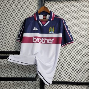 1997/1998 Retro Manchester City Away Football Shirt  1:1 Thai Quality