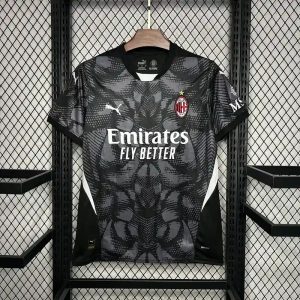 2024/2025 AC Milan Black Goalkeeper Soccer Jersey 1:1 Thai Quality