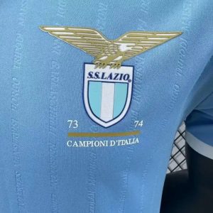 2024/2025 Player Version Lazio 50th Anniversary Edition Blue Soccer Jersey 1:1 Thai Quality