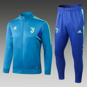 2022/2023 Juventus Long Zipped Jacket Blue Football Shirt 1:1 Thai Quality