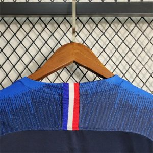 2018 Retro Long Sleeve FIFA World Cup France Home Football Shirt