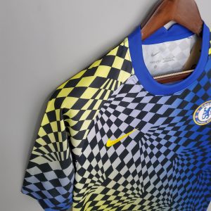 2021-2022 Chelsea Training Suit Blue And Yellow