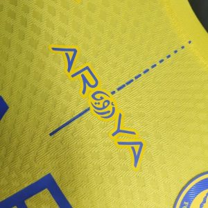 2023/2024 Player Version Al-Nassr Home Football Shirt