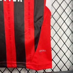 2024/2025 Kids Size AC Milan Home Soccer Jersey 1:1 Thai Quality