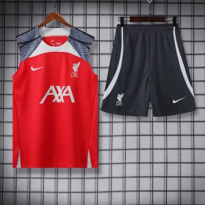 2024/2025 Liverpool Pre-match Training Red Jersey+Shorts  1:1 Thai Quality