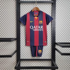 2014/2015 Retro Kids Size Barcelona Home Football Shirt 1:1 Thai Quality