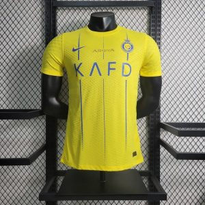 2023/2024 Player Version Al-Nassr Home Football Shirt