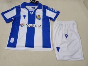 2024/2025 Kids Size Real Sociedad Home Football Shirt 1:1 Thai Quality