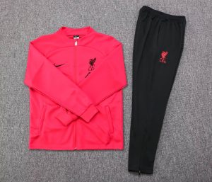 2022/2023 Liverpool Long Zipped Jacket Pink Jersey 1:1 Thai Quality