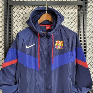 2023/2024 Barcelona Windbreaker Blue Jersey