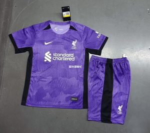 2023/2024 Kids Size Liverpool Third Away Soccer Jersey 1:1 Thai Quality