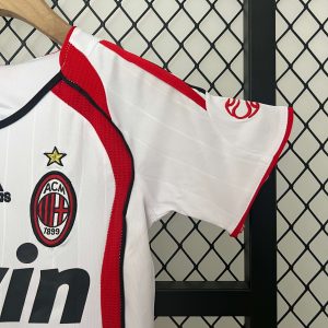 2006/2007 Retro Kids Size AC Milan Away Soccer Jersey 1:1 Thai Quality