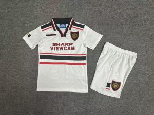 1998/1999 Retro Kids Size Manchester United Away Football Shirt 1:1 Thai Quality