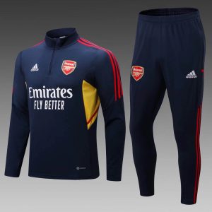 2022/2023 Arsenal Half-Pull Training Suit Royal Blue Football Shirt 1:1 Thai Quality