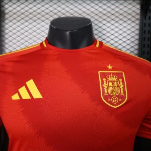 2024  Player Version Spain Home Soccer Shirt