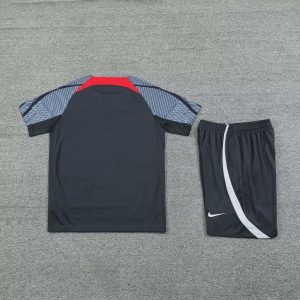 2024/2025 Liverpool Pre-match Training Black Shirt+Shorts  1:1 Thai Quality