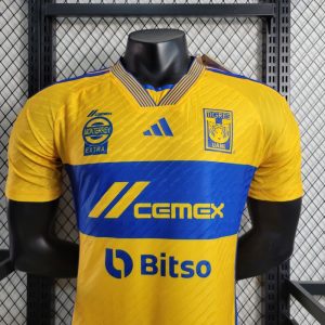 2023/2024  Player Version Tigres Home Football Shirt 1:1 Thai Quality