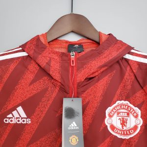 2021/2022 Manchester United Jersey Windbreaker Red