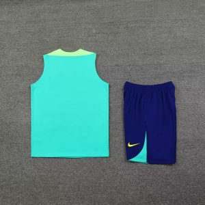 2024 Brazil pre-match training Light Blue Jersey+Shorts 1:1 Thai Quality