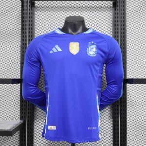 2024 Long Sleeve Player Version Argentina Away Jersey 1:1 Thai Quality