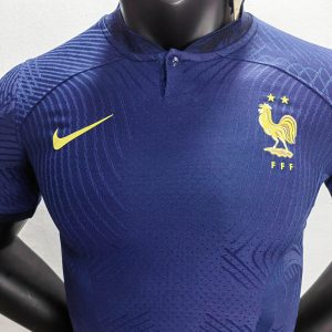 2022 FIFA World Cup Player Version France Home Football Shirt