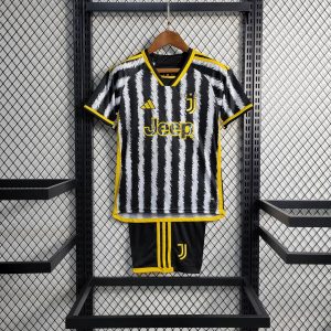 2023/2024 Kids Size Juventus Home Soccer Jersey 1:1 Thai Quality