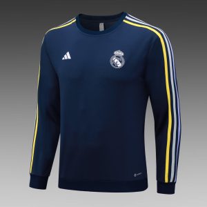 2023/2024 Real Madrid Half-Pull Training Suit Royal blue Football Shirt 1:1 Thai Quality