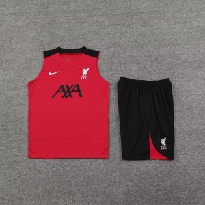 2024/2025 Liverpool Pre-match Training Red Jersey+Shorts  1:1 Thai Quality