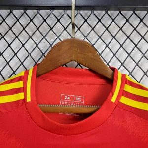 2024 Kids Size Spain Home Football Shirt 1:1 Thai Quality