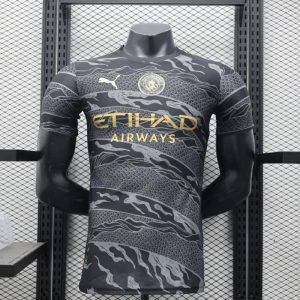 2024/2025 Player Version Manchester City Special Edition Black Dragon Jersey Football Shirt 1:1 Thai Quality