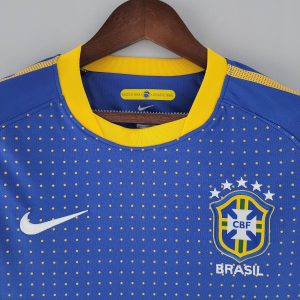 2010 Retro Brazil Away Soccer Jersey