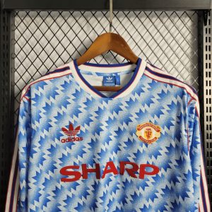 1990/1992 Retro Long Sleeve Manchester United Away Football Shirt 1:1 Thai Quality