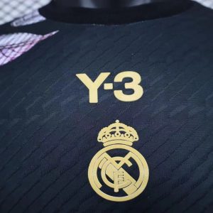 2024/2025 Player Version Real Madrid Y-3 Special Edition Black Gold Football Shirt 1:1 Thai Quality