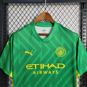 2023/2024 Manchester City Goalkeeper Green Football Shirt 1:1 Thai Quality