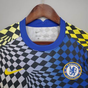 2021-2022 Chelsea Training Suit Blue And Yellow