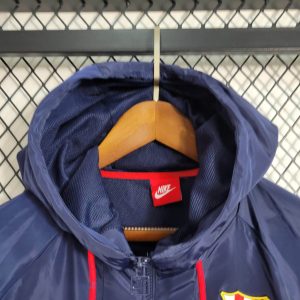 2023/2024 Barcelona Windbreaker Blue Jersey