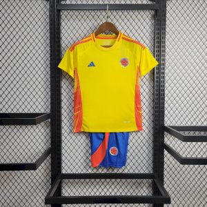 2024 Kids Size Colombia Home Football Shirt 1:1 Thai Quality