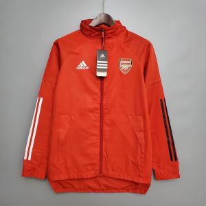 2021 Arsenal Soccer Jersey Windbreaker Red