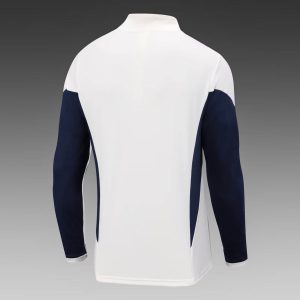 2023 Italy Half-Pull Training Suit Off-White Soccer Shirt