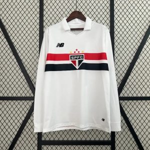 2024/2025 Long Sleeve São Paulo Home Jersey 1:1 Thai Quality