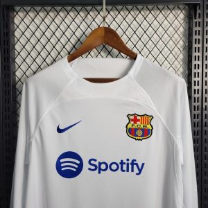 2023/2024 Long Sleeve Barcelona Away Football Shirt 1:1 Thai Quality