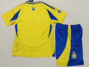 2024/2025 Kids Size Al-Nassr Home Football Shirt 1:1 Thai Quality