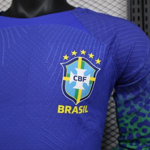 2023/2024 Long Sleeve Player Version Brazil Away Soccer Jersey