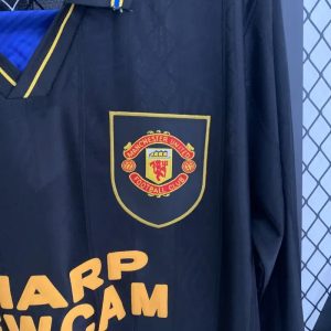 1993/1994 Retro Long Sleeve Manchester United Away Football Shirt 1:1 Thai Quality