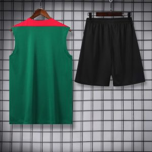 2024/2025 Liverpool Pre-match Training Green Jersey+Shorts  1:1 Thai Quality