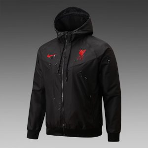 2024/2025 Liverpool Windbreaker Black Soccer Jersey 1:1 Thai Quality